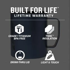 Stanley Stay Hot 12oz Titanium Camp Mug -WetflyAstralStanleyAire Shop NIG D8